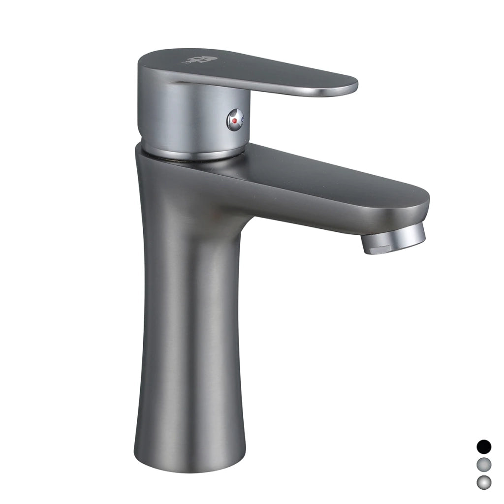 Miscelatore monocomando lavabo DH Nero opaco serie LIZZY
