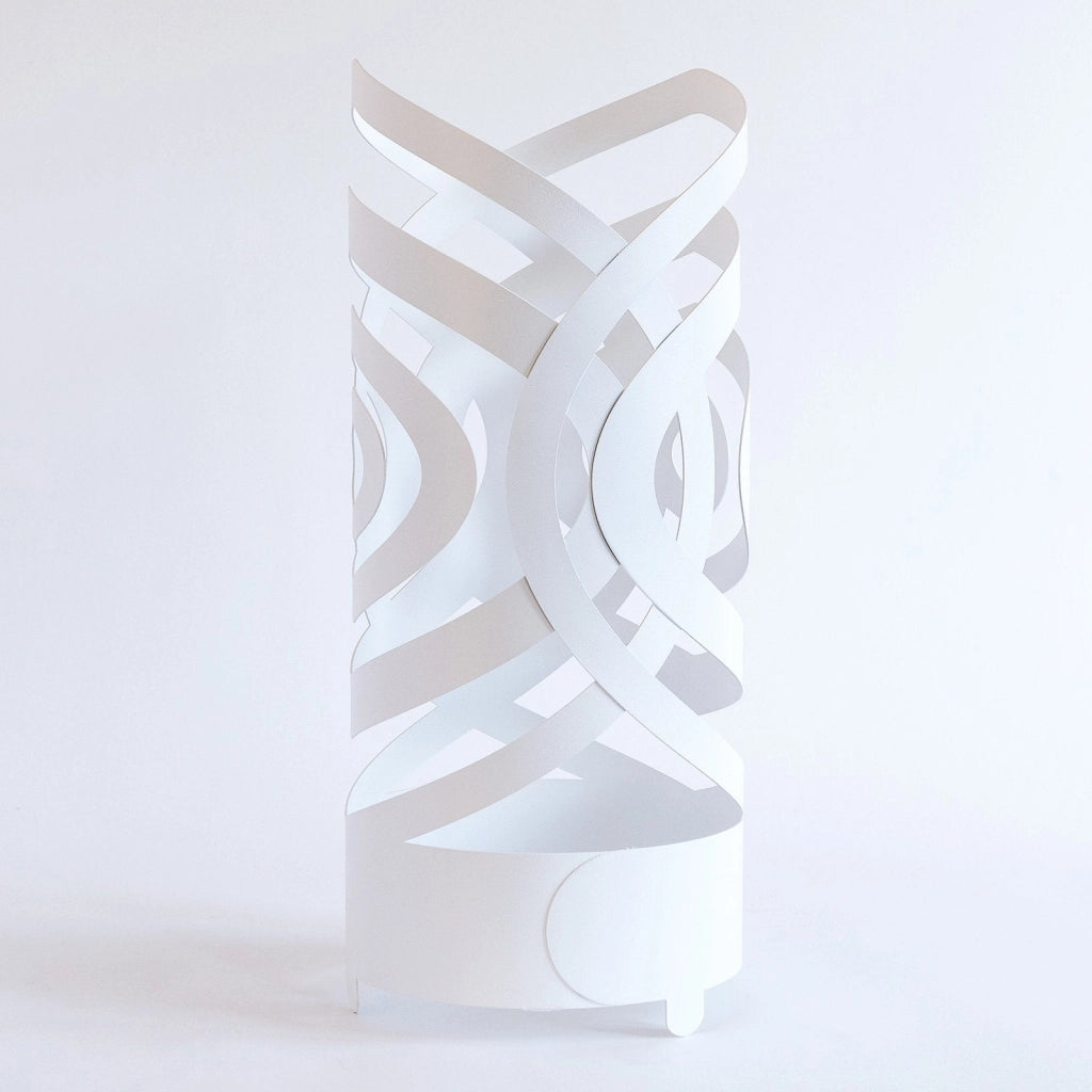 Portaombrelli moderno Optical Bianco