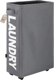 Aspirapolvere portatile con ruote - Organizzatore pieghevole - Grigio - M