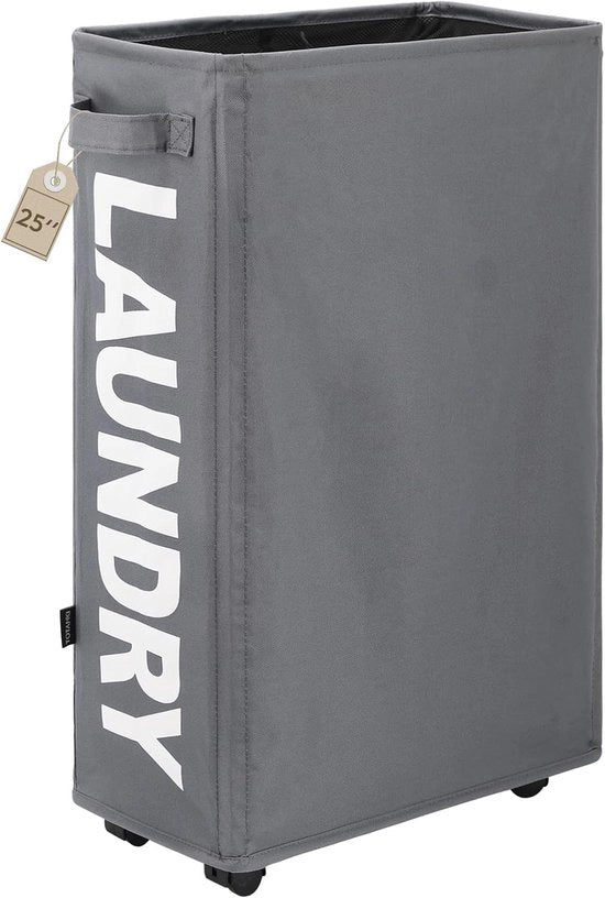 Aspirapolvere portatile con ruote - Organizzatore pieghevole - Grigio - M