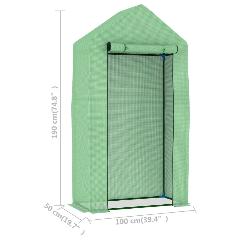 Serra con Telaio in Acciaio 0,5 mÂ² 1x0,5x1,9 m cod mxl 45695
