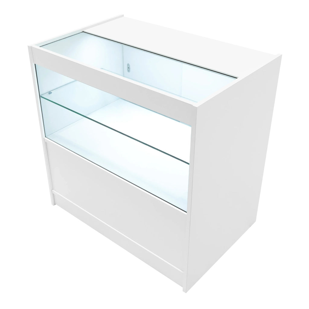 Set Banconi Bianco Eclipse LED 2 x C900 LM60 TB60 con Serrature e Vetrina