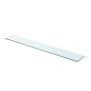 Mensole in Vetro Trasparente 2 pz 90x12 cm 3051577