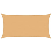 Telo Ombra-Vela Ombreggiante-Parasole a Vela Sabbia 2,5 x 6 m HDPE