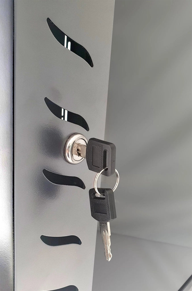 Armadio Rack 19'' a Muro 15 Unità P.450 mm Flat Pack Grigio