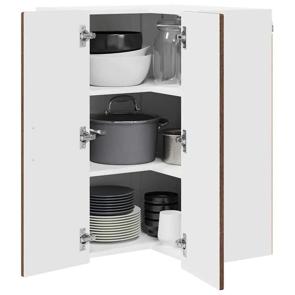 Mobile da cucina con lo scaffale-Armadio da cucina Rovere Marrone 57 x 57 x 80 cm 491679