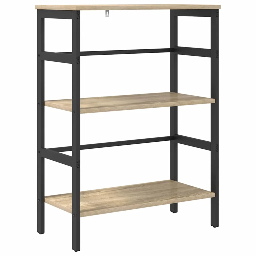 Libreria-Scaffale per Libri-Mobile di Stoccaggio Rovere Sonoma 60 x 29,5 x 81 cm Legno multistrato