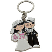 Trade Shop - 12 Portachiavi Segnaposto Bomboniere Confetti Matrimonio Wedding Promessa Sposi -