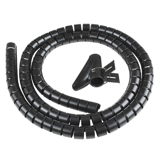 SPIRALE AVVOLGI CAVO FLESSIBILE VULTECH 1.5 MT SN21505 NERA