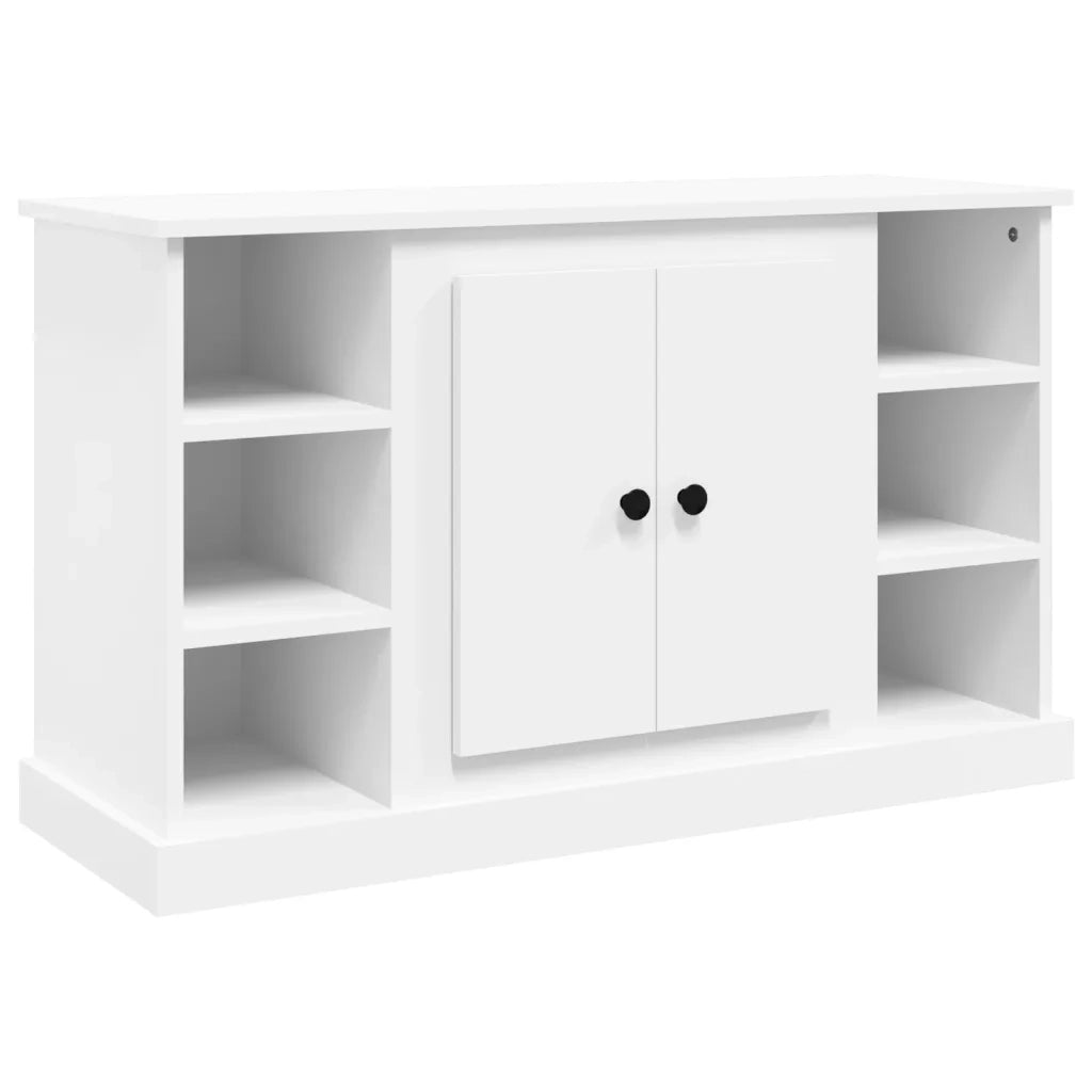 Credenza-Buffet-Armadio da cucina Bianca 100x35,5x60 cm in Legno Multistrato