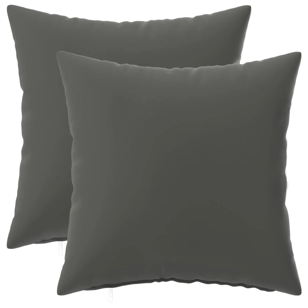 Federa 2 pcs HEERLEN Antracite 30 x 30 cm Poliestere 907495