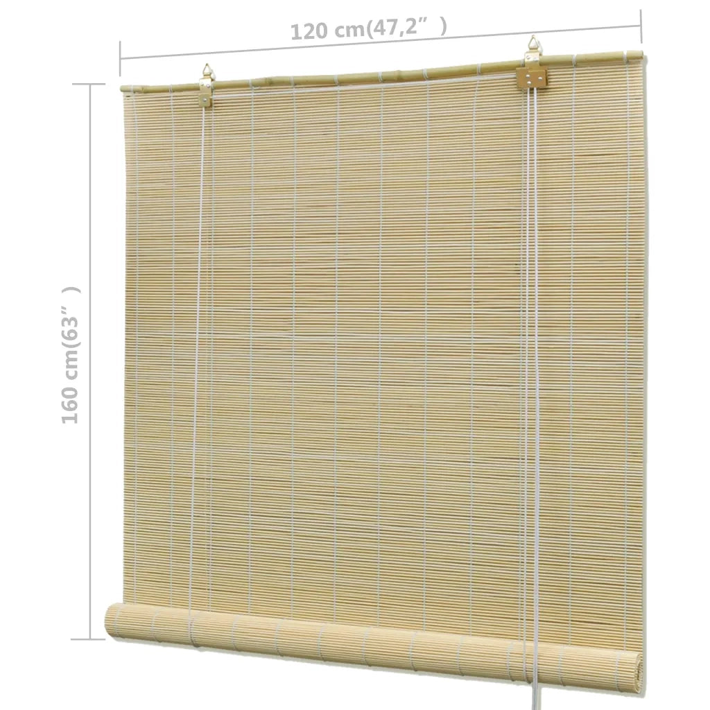 Tende a Rullo in Bambù Naturale 120x160 cm 241322