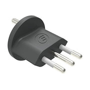 ADATTATORE FISSO SCHUKO/ITA 10A NERO