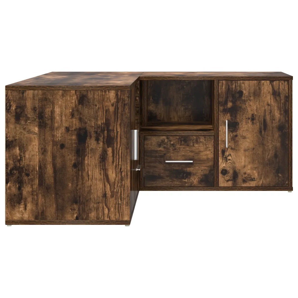 Mobile Angolare Rovere Fumo 160x40x45 cm in Truciolato 3307823