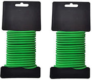 Cavi a Tendine per Giardino 2 Pack - Tendine in Gomma Morbida - Diametro 3,5 mm - Lunghezza 8 Metri - Giardinaggio - Arrampicata Piante - Flessibili e Resistenti - Tendine per Piante