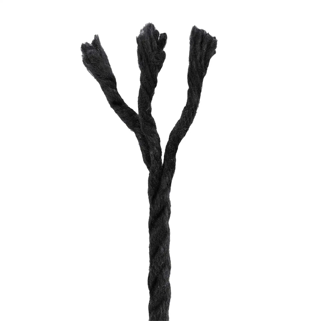 Spago di Cotone 4 mm 50 m Nero 100% Cotone 42011795