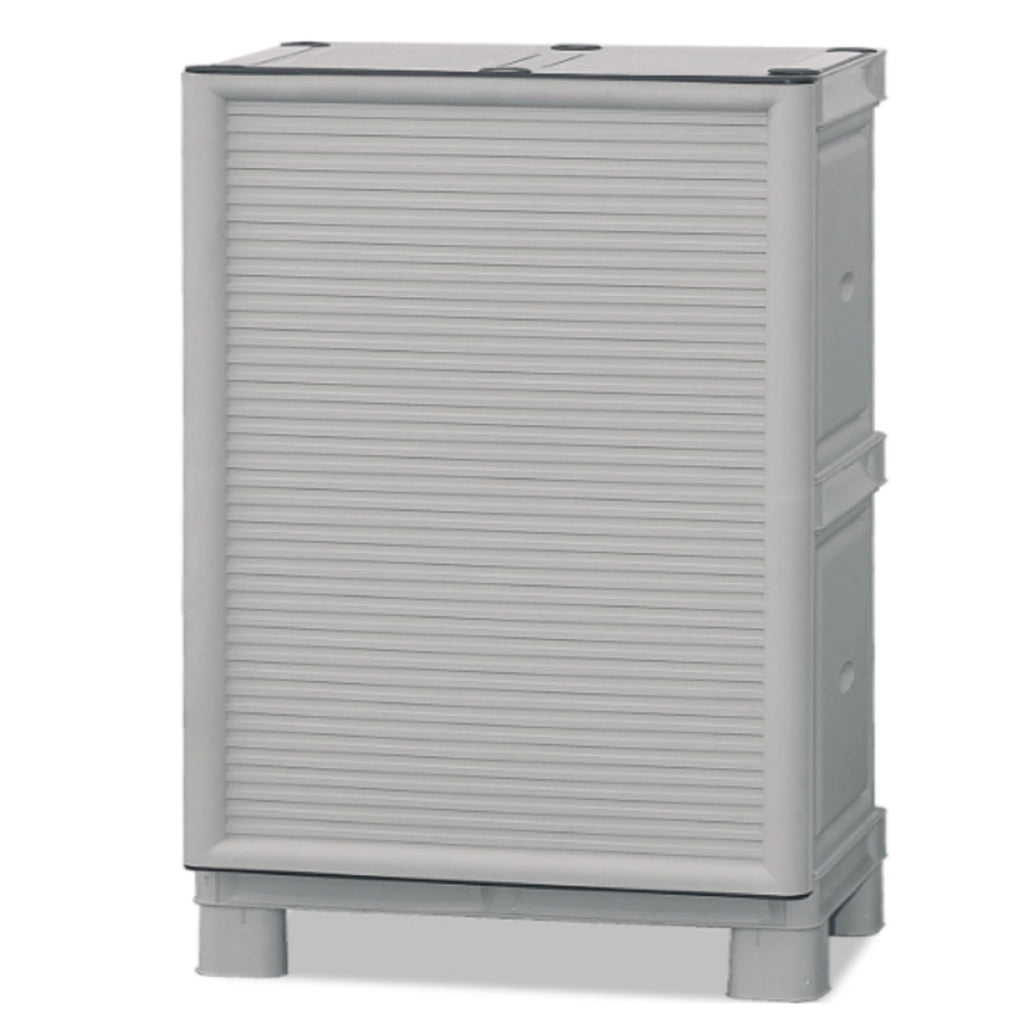 Armadio in resina con ripiani 50x38x92