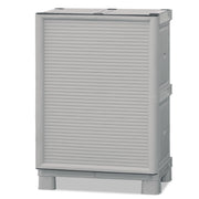 Armadio in resina con ripiani 50x38x92