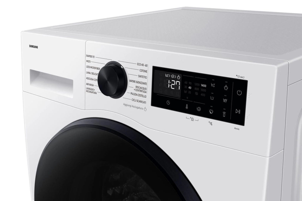 Samsung WD90DG5B15BEET Lavasciuga Crystal WiFi 96Kg AI Ecobubble Vapore Igienizzante Carica Frontale