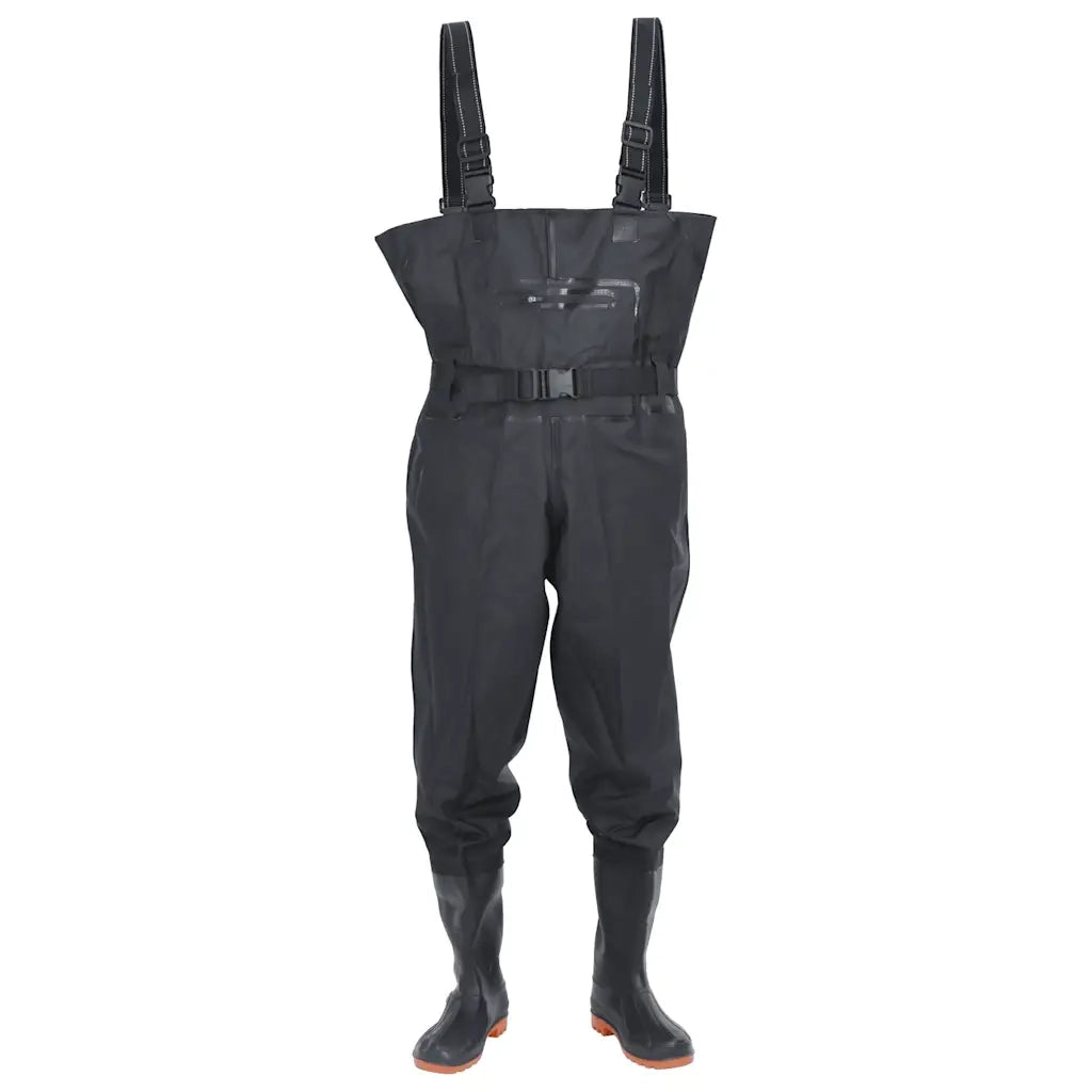 Wader con Stivali e Cintura Nero Taglia 46 CFW6160773