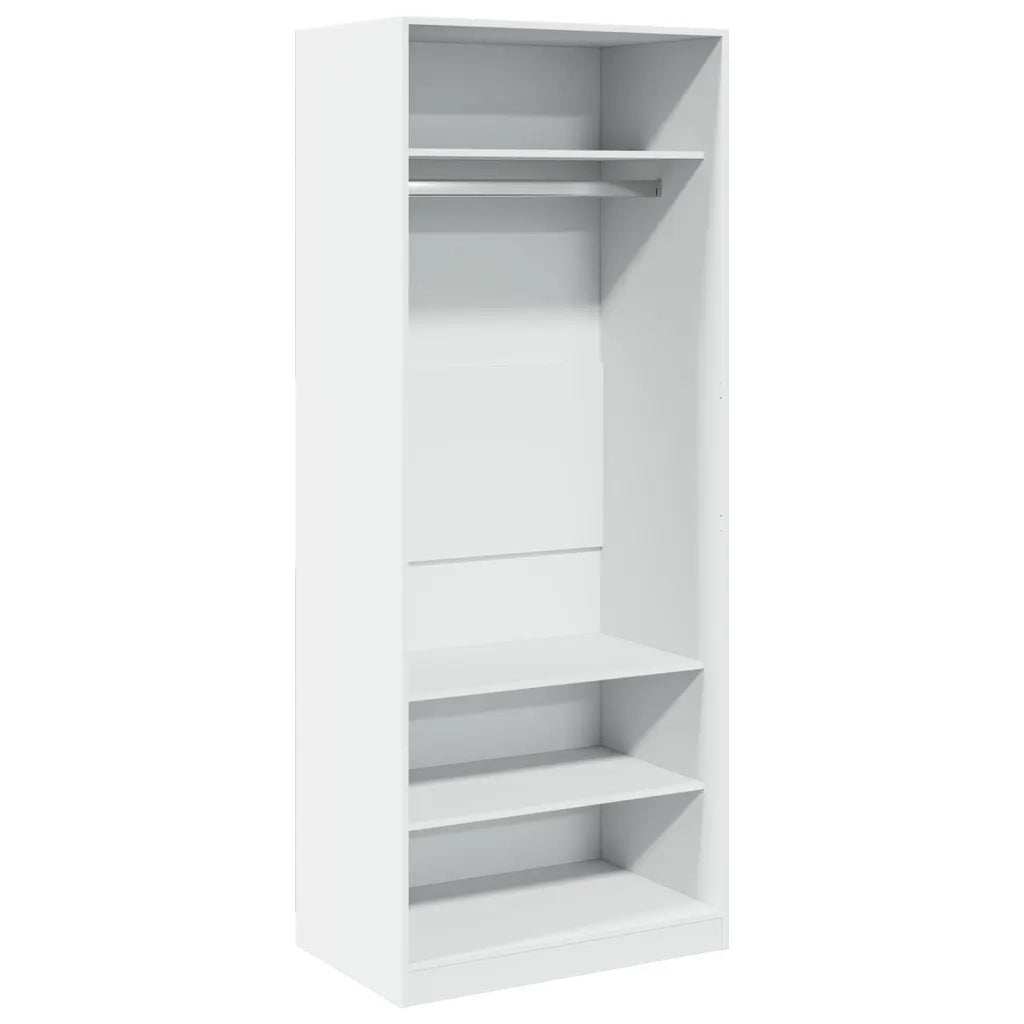 Armadio Bianco 80x50x200 cm in Legno Multistrato CFW4920065