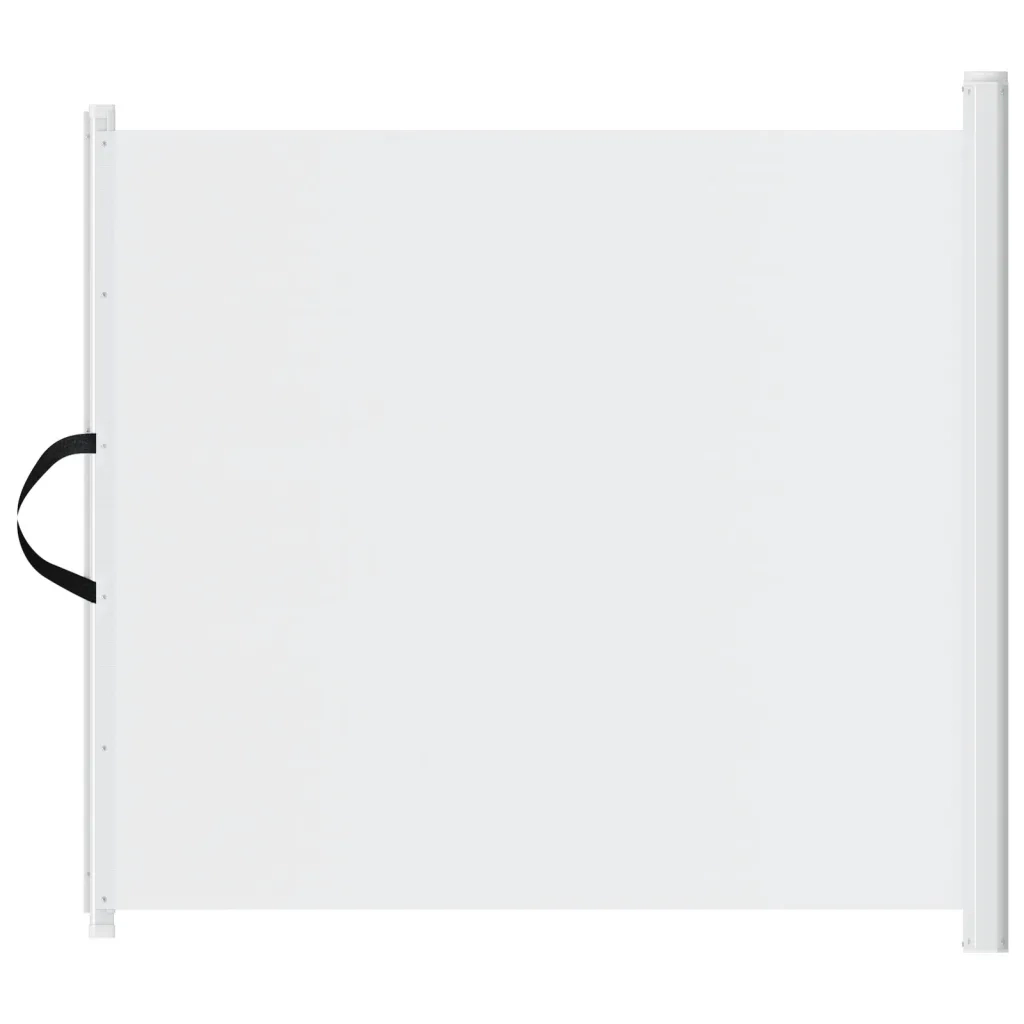 Cancelletto Retrattile per Animali Domestici Bianco 117,5x125cm 4004130