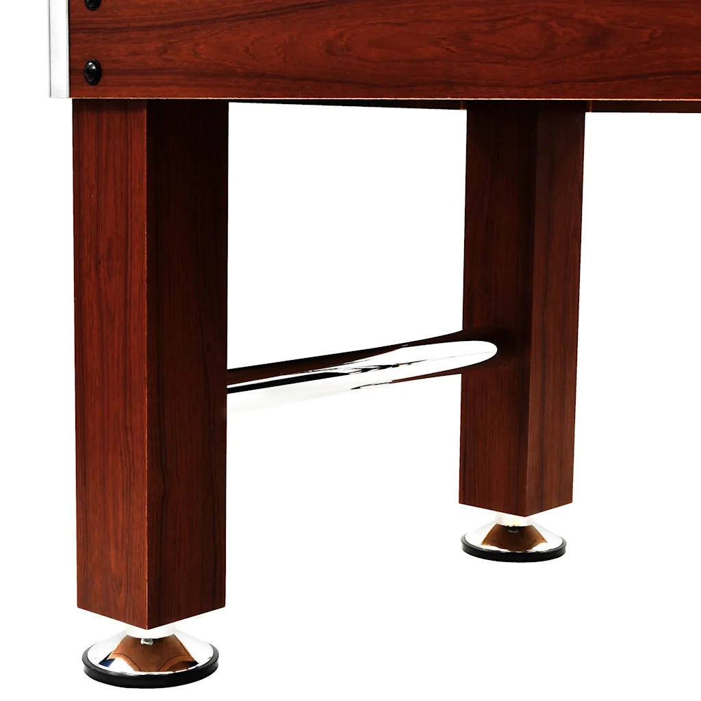 Tavolo Calcio Balilla in Acciaio 140x74,5x87,5 cm Marrone 91439