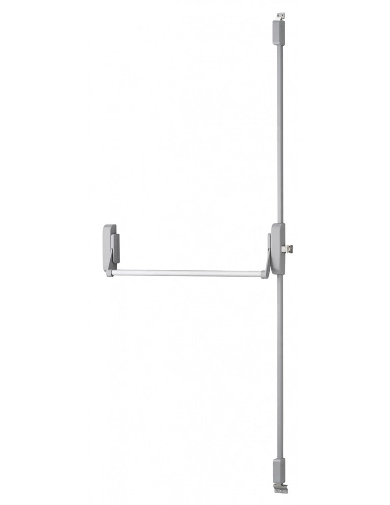 Serratura maniglione antipanico triplice 3 punti alto e basso reversibile laccata grigia porta max 1150 mm - THIRARD