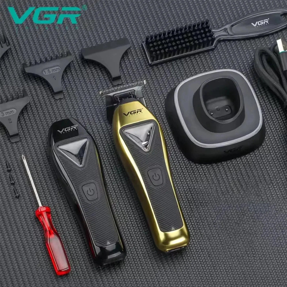 Trade Shop - Vgr V-994 Trimmer Barber Professionale T-blade 10000rpm Rasoio -