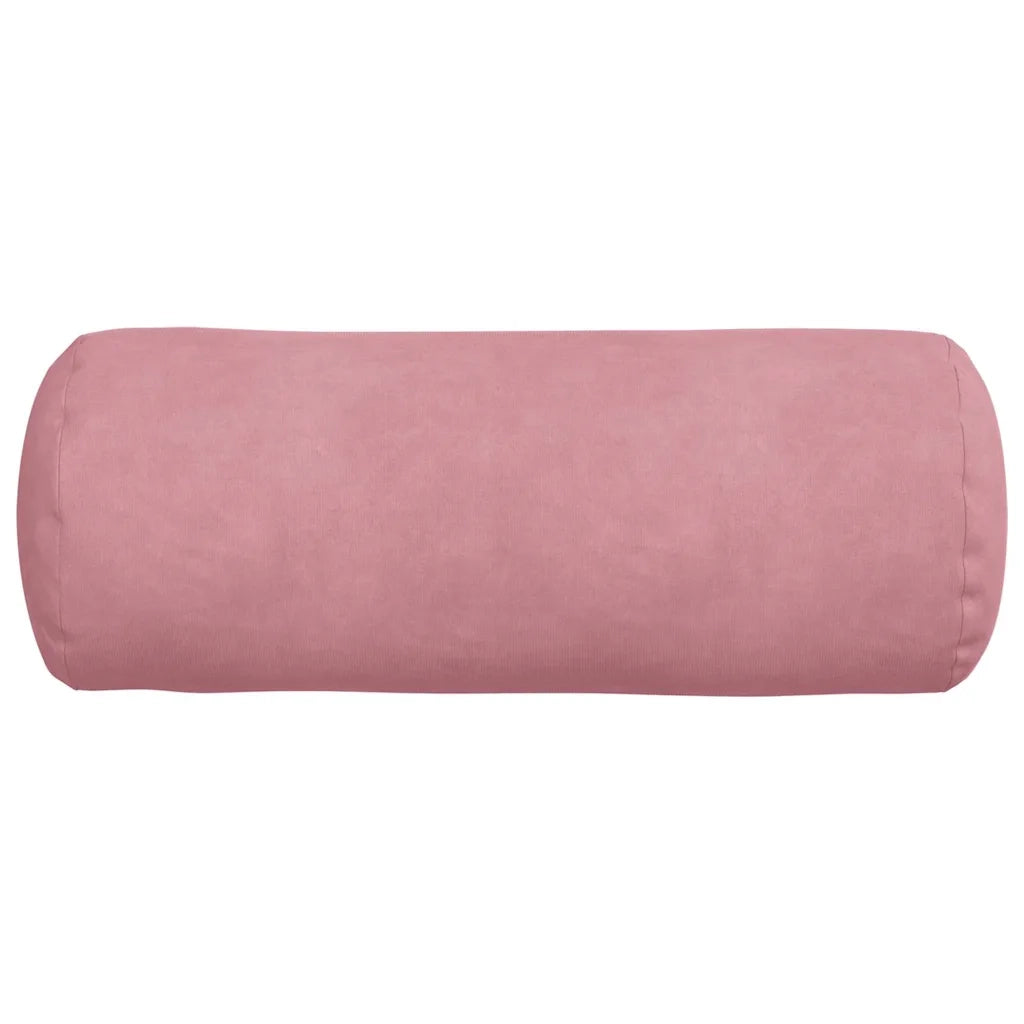 Cuscini a rullo 2 pcs Rosa Ø 15 x 40 cm Tessuto in Cords