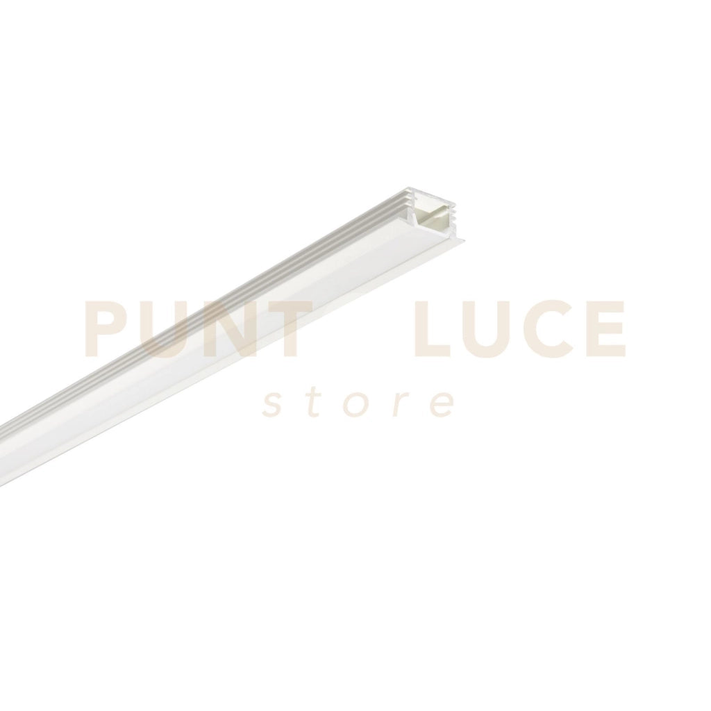 PROFILO BERLINO BIANCO E OPALE CON TAPPI E STAFFETTE INCLUSI 200X2,5X1,2CM AD INCASSO