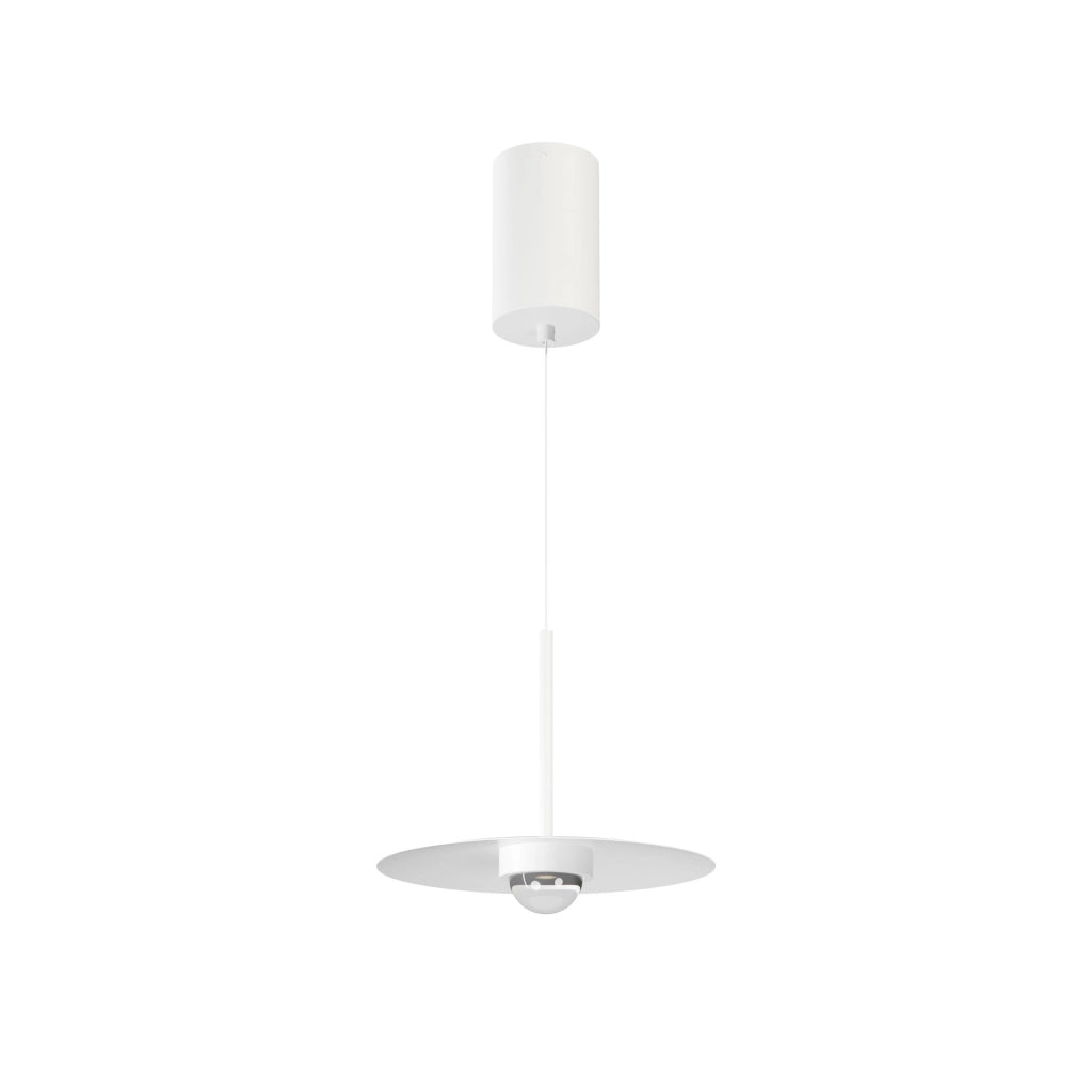Lampada a Sospensione MINI HAT SURFACE 8W 3000K Fascio 70° Colore Bianco Opaco - Design Moderno ed Elegante per Interni - Beneito & Faure