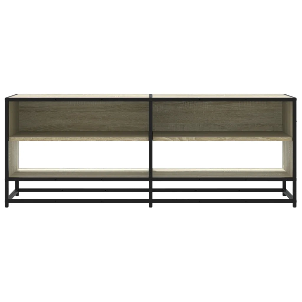 Mobile TV | Armadietto TV | Mobile Porta TV Rovere Sonoma 120,5x40x46cm Legno Multistrato Metallo