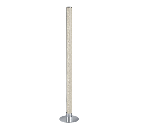 Piantana LED a tubo RGB, metacrilato e metallo, H 105 cm, Leia
