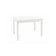 Tavolo allungabile Bianco Frassinato in legno nobilitato cm 70x110-150