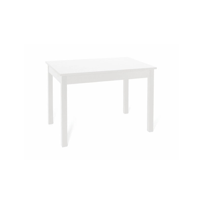 Tavolo allungabile Bianco Frassinato in legno nobilitato cm 70x110-150