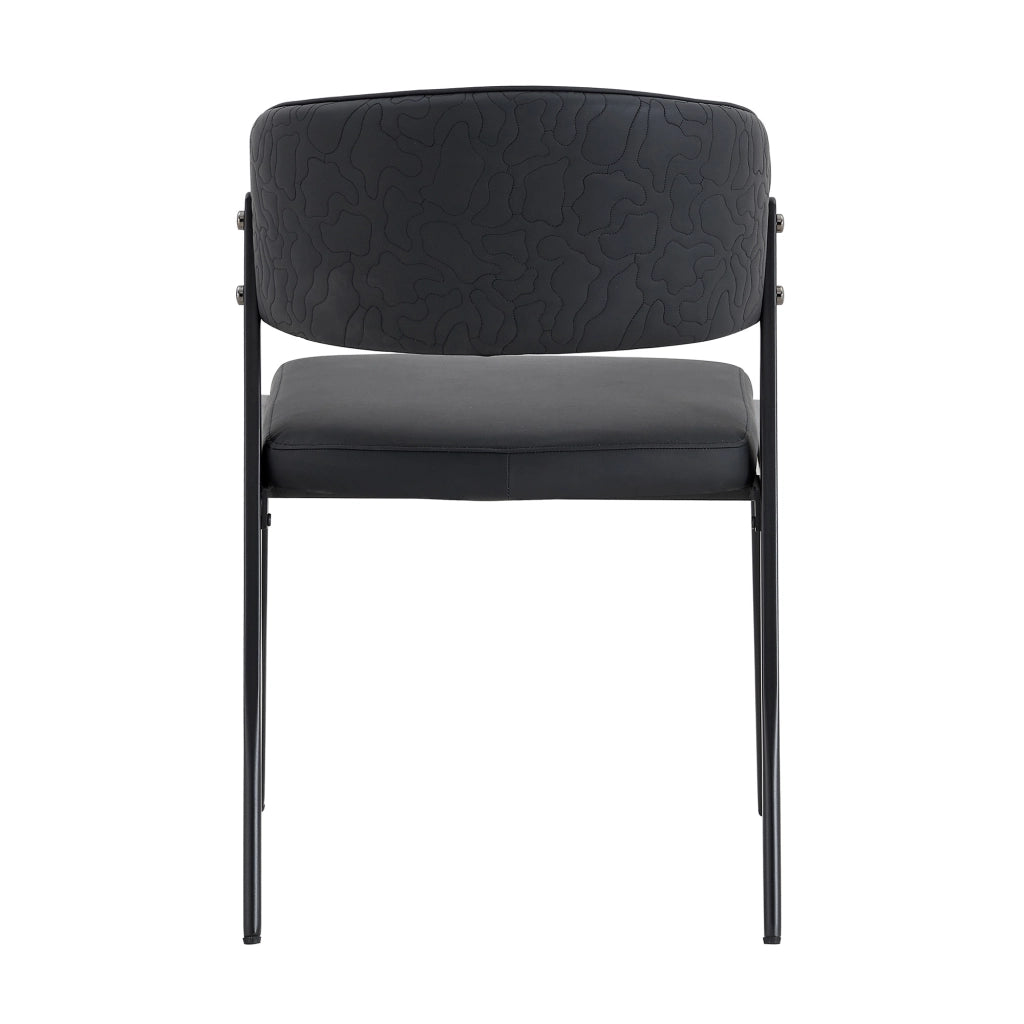SEDIA Da pranzo moderna in PU con struttura in metallo, 78 cm