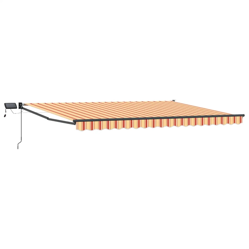 Tenda retrattile manuale con LED Multicolore 4 x 2 m 3419406