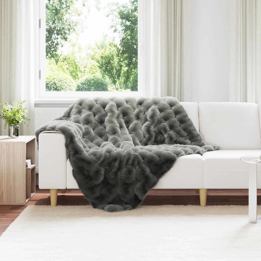 Coperta antiscivolo in sintetica di coniglio Olite 4 pcs 42021805