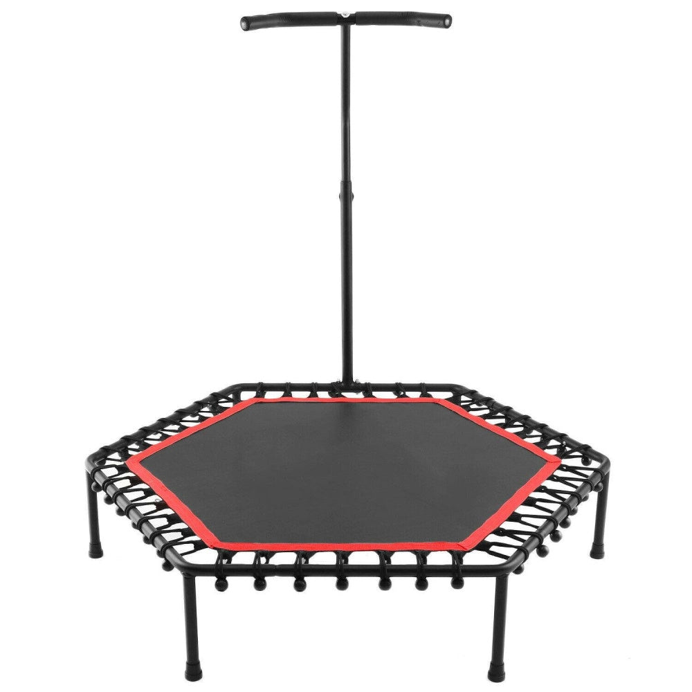 Trade Shop - Trampolino Tappeto Molle Elastico 150kg Con Maniglia Di Sicurezza Fitness Sport -