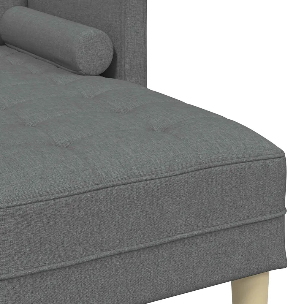 Set di divani con cuscino Grigio scuro Poliestere 42001914
