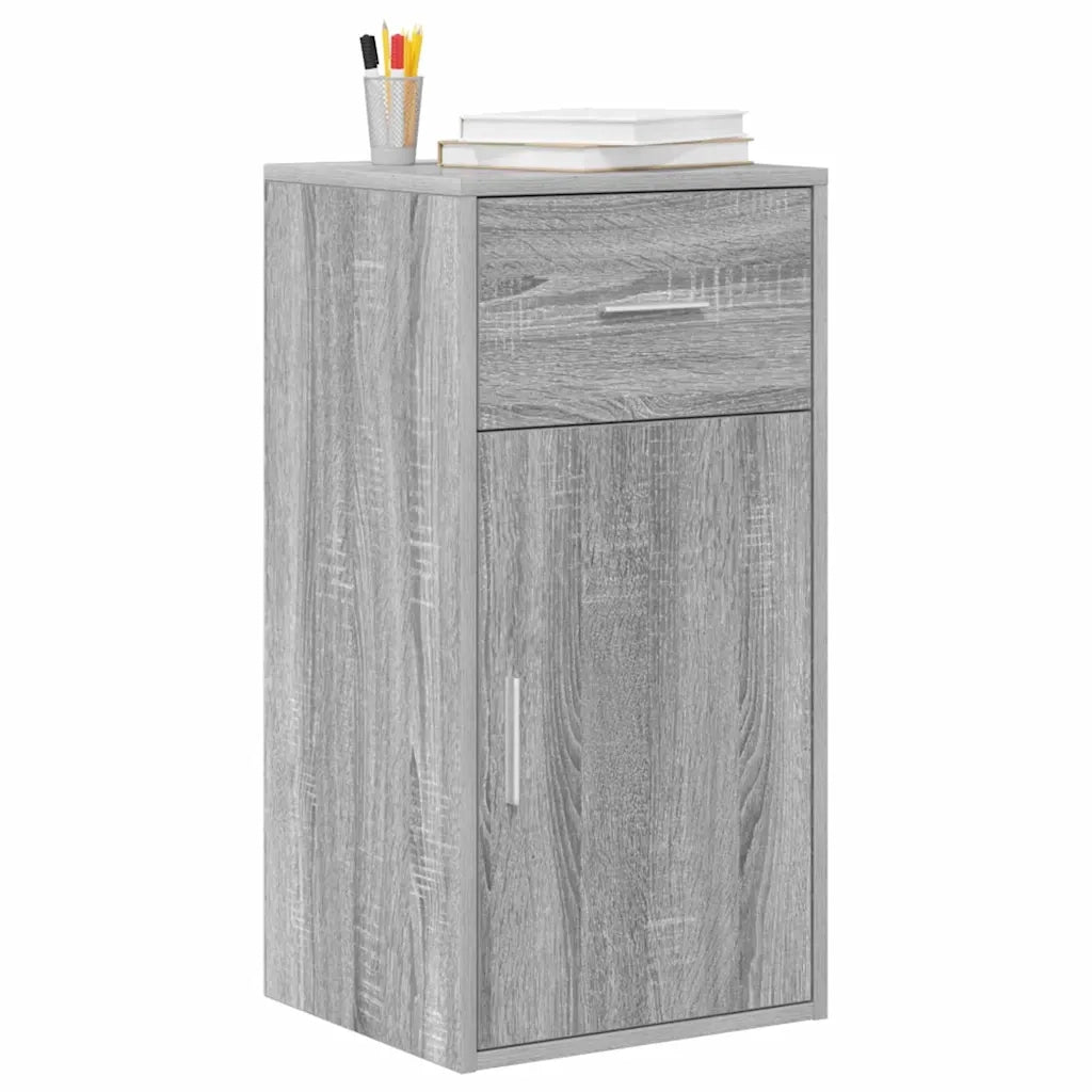 Credenza con Cassetto-Buffet-Armadio da cucina Grigio Sonoma 38 x 34 x 75 cm