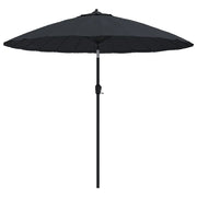 Ombrello | Parasolne da Giardino con Palo in Alluminio 270 cm Nero