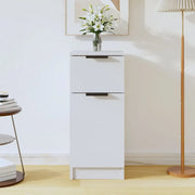 Credenza Bianca 30x30x70 cm in Legno Multistrato 811115