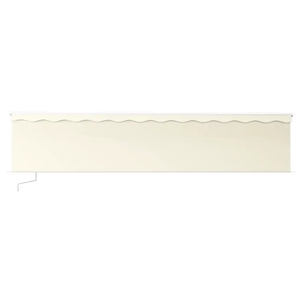 Tenda da Sole Retrattile Manuale con LED 6x3 m Crema 3069362