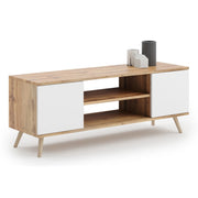 Mobile porta TV Focus in rovere Gold Craft e bianco