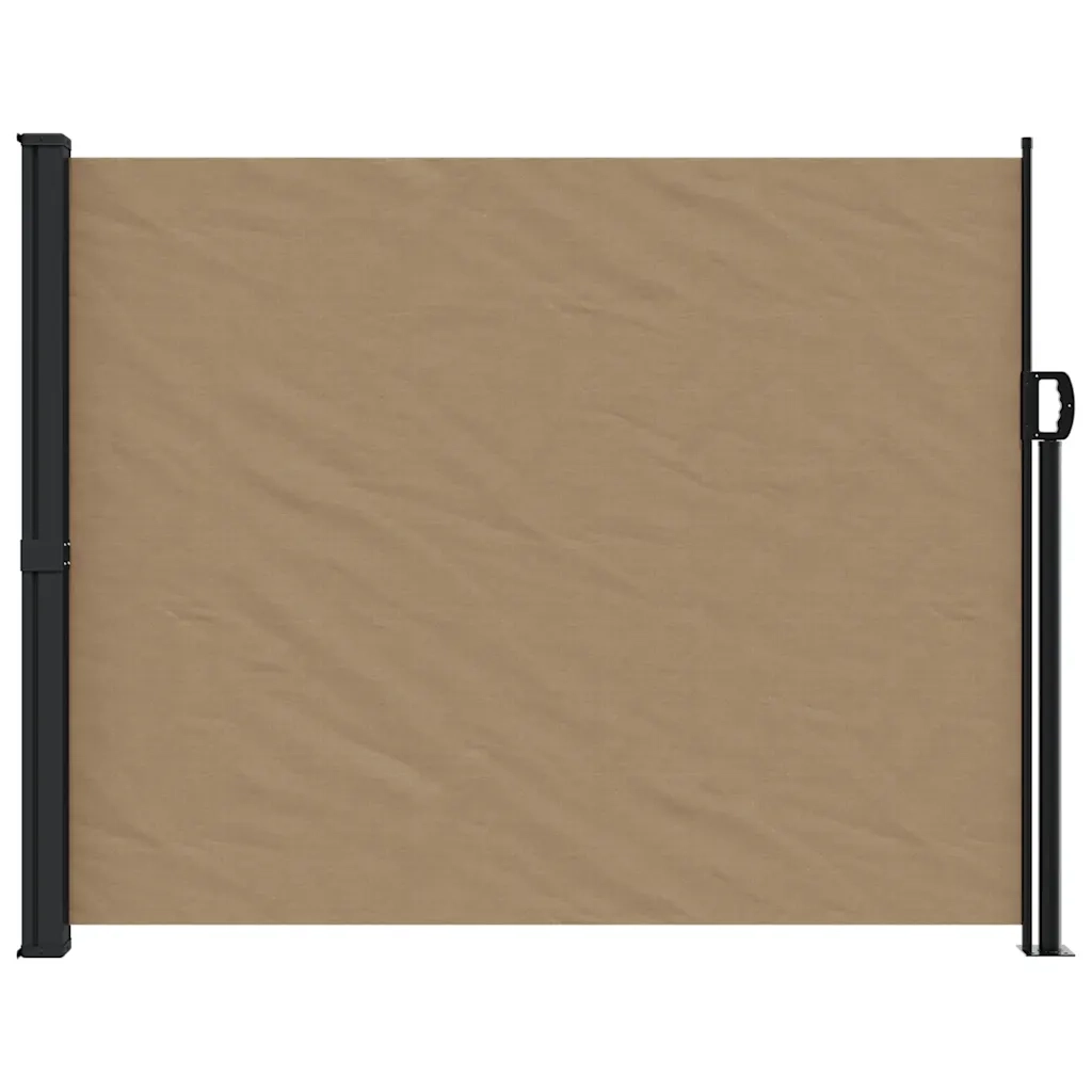 Tenda da Sole Laterale Retrattile-Tenda parasole per giardino Tortora 160x300 cm