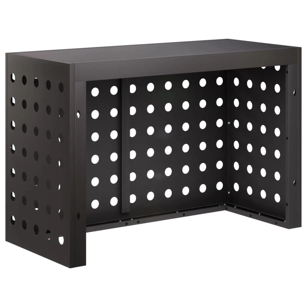 Copertura per condizionatore d'aria Nero 90 x 40 x 60 cm 8014122
