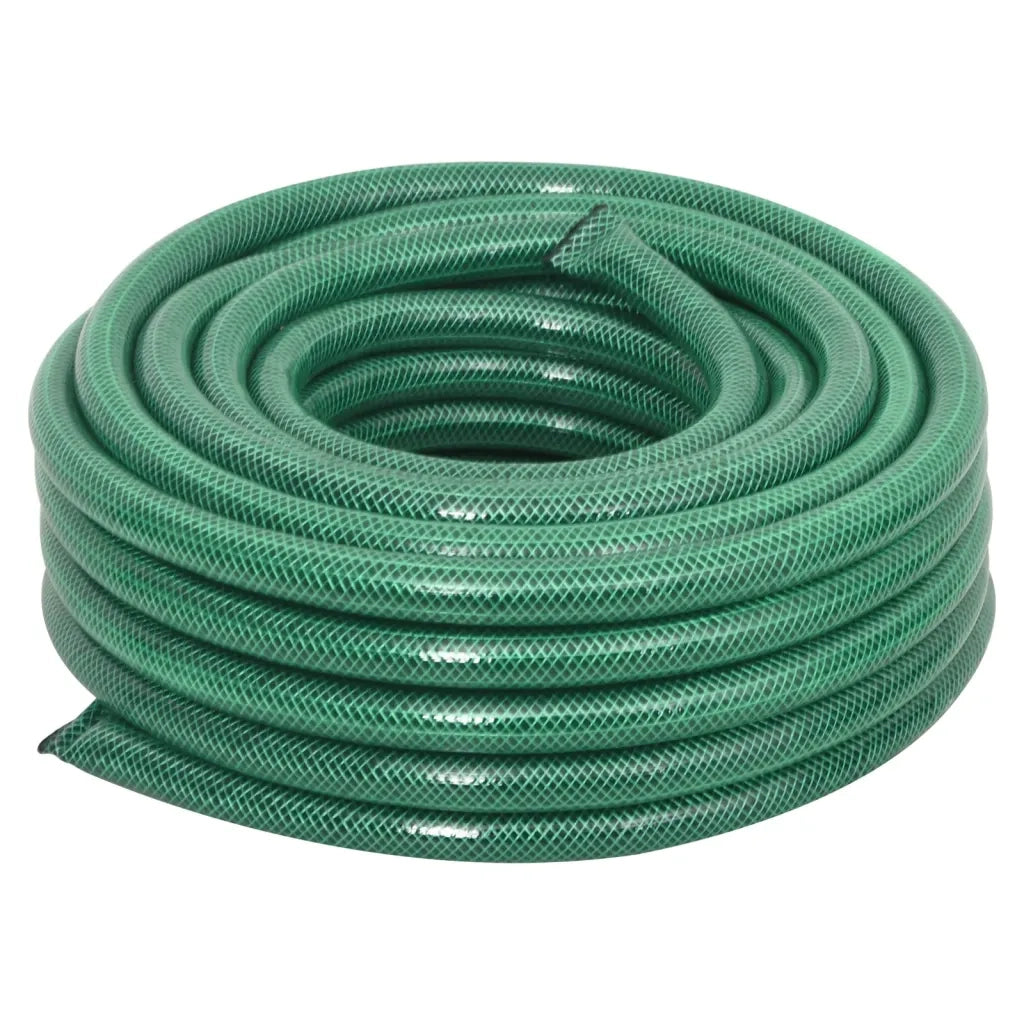 Set Tubo da Giardino con Raccordi Verde 0,75" 100 m in PVC 154386
