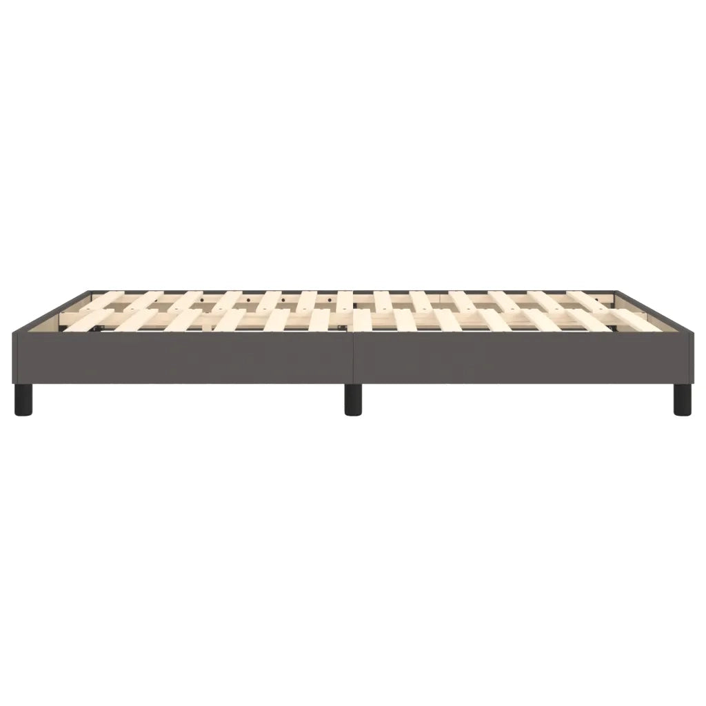 Struttura Letto a Rete a Molle Grigio 140x200 cm in Similpelle 3120704